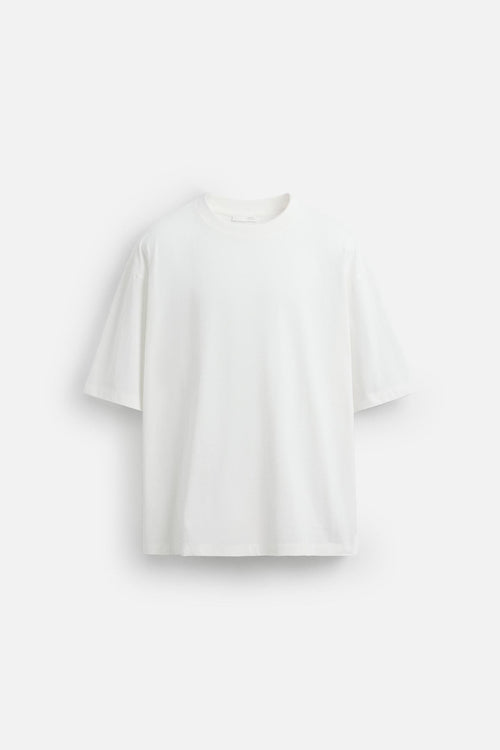 T-SHIRT WITH CONTRASTING STRIPE